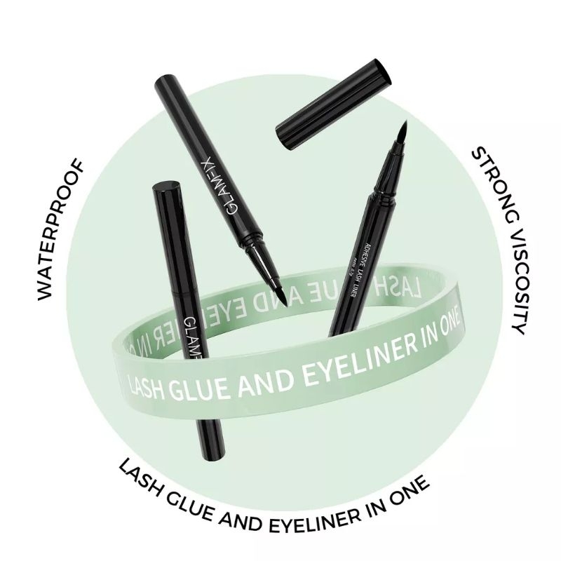 GLAMFIX Adhesive Lash Liner 2In1