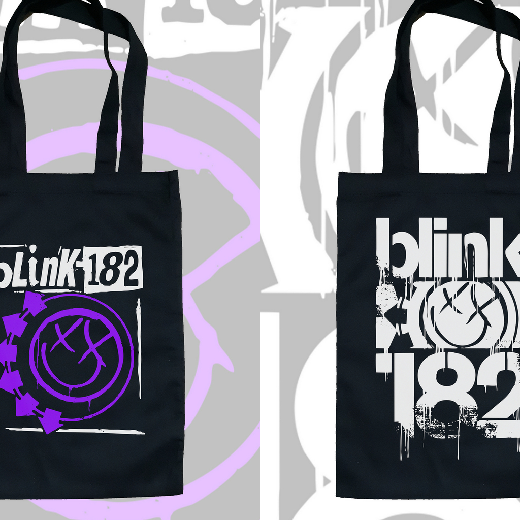 TOTE BAG HITAM - BLINK 182 - a