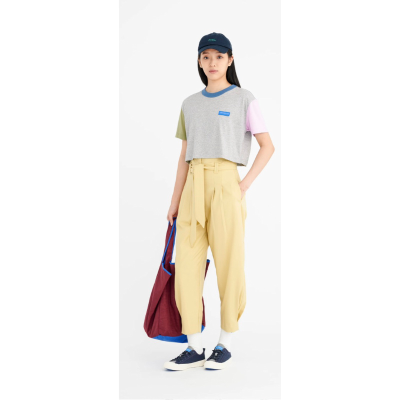 Beyond the Vines BTV original - Womens Colourblock Boxy Cropped T Shirt