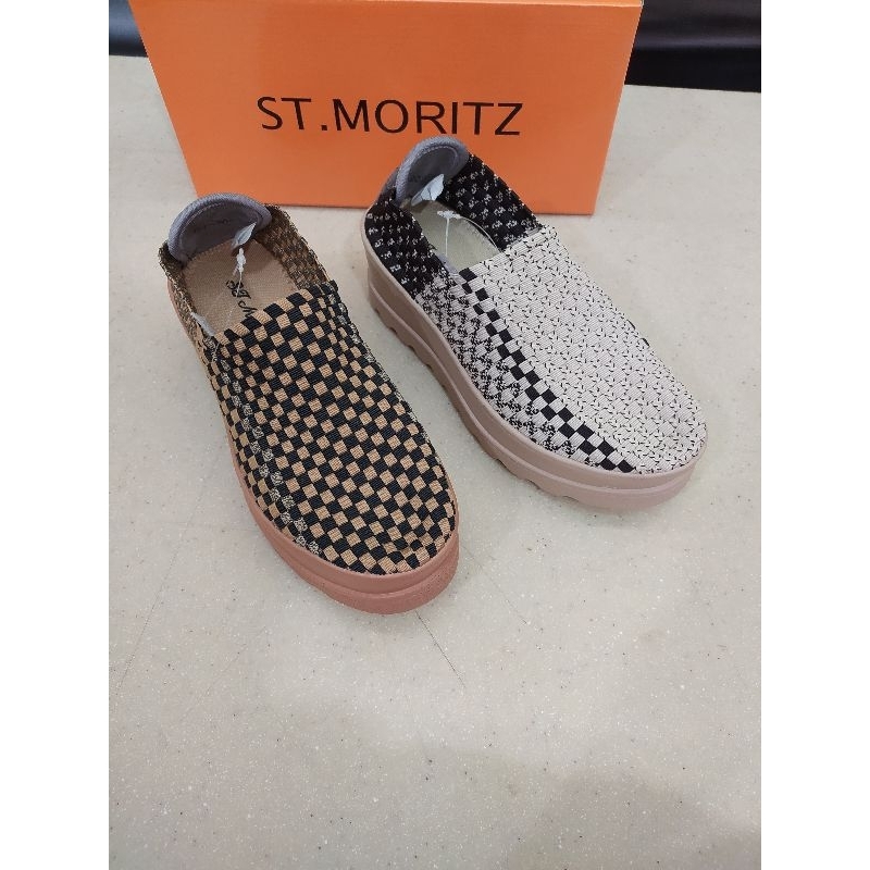 sepatu rajut wedges ringan St. moritz