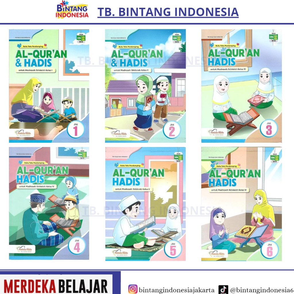 Pustaka Mulia - Al quran hadis kelas 1-6