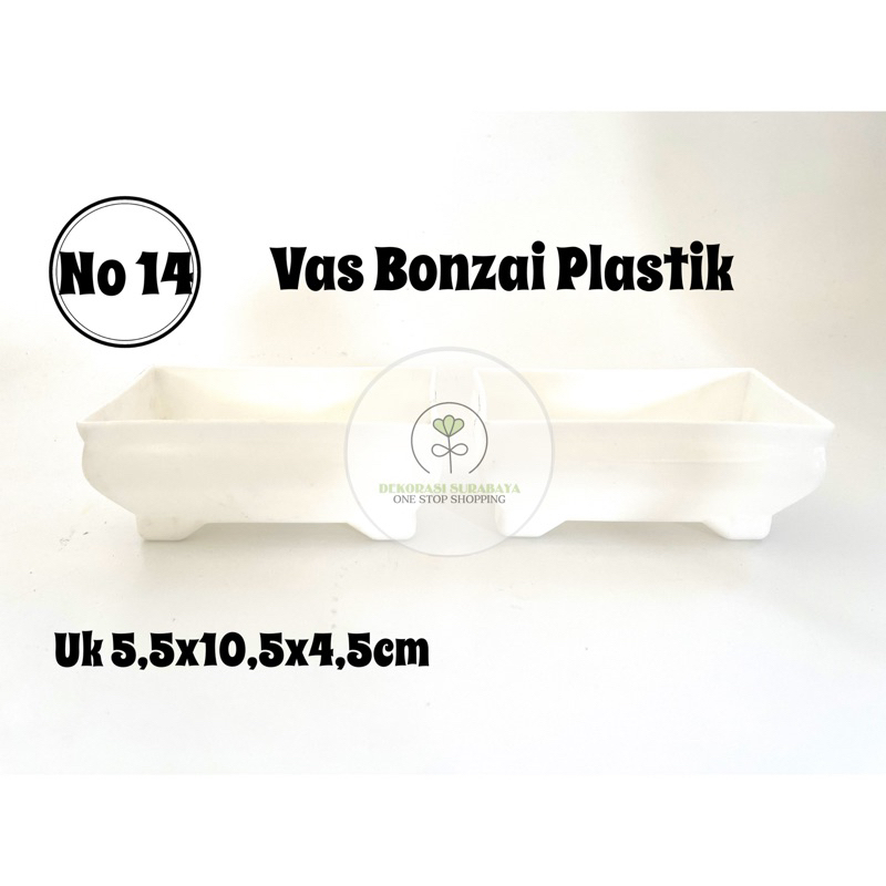 Dekorasi Taman Vas Bunga Bonzai Plastik / Pot Bunga Bonzai plastik / Vas Bunga / Pot Bunga