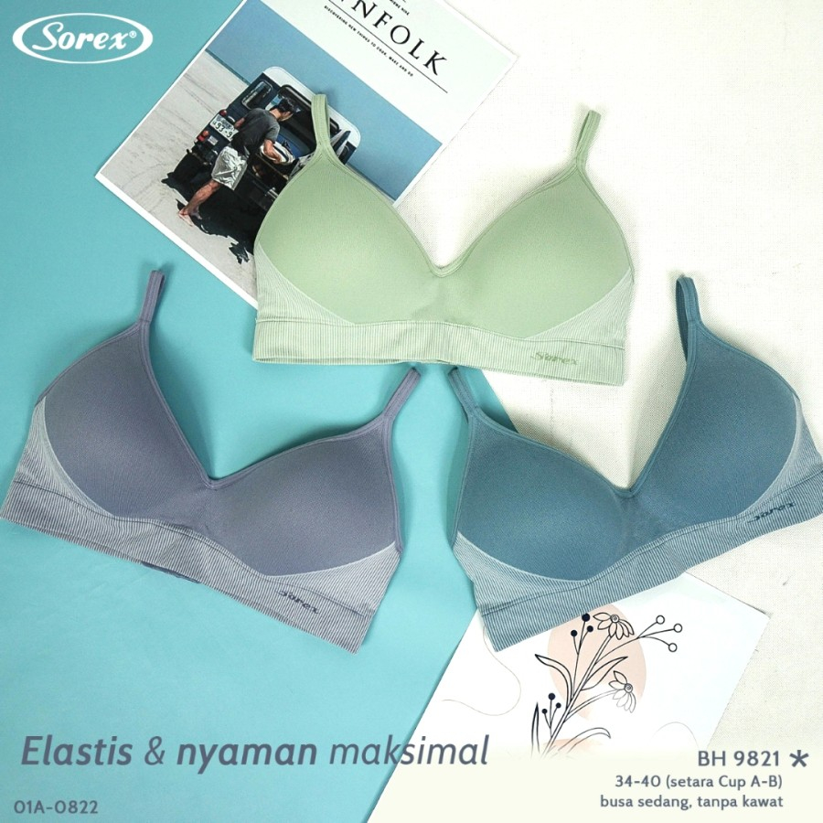 Bra BH tanpa kawat 9821 Sorex