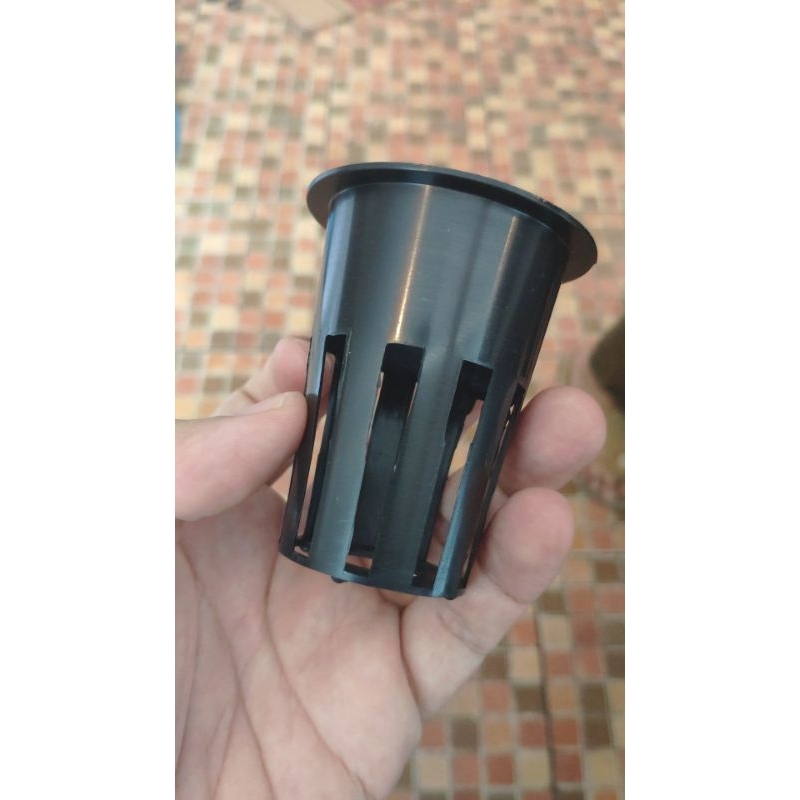 netpot 7 cm hidroponik hitam pot 7 cm