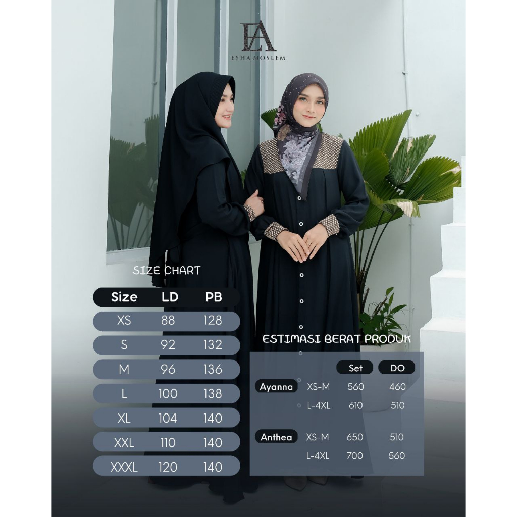 Gamis Anthea Dress Only by Esha Moslem