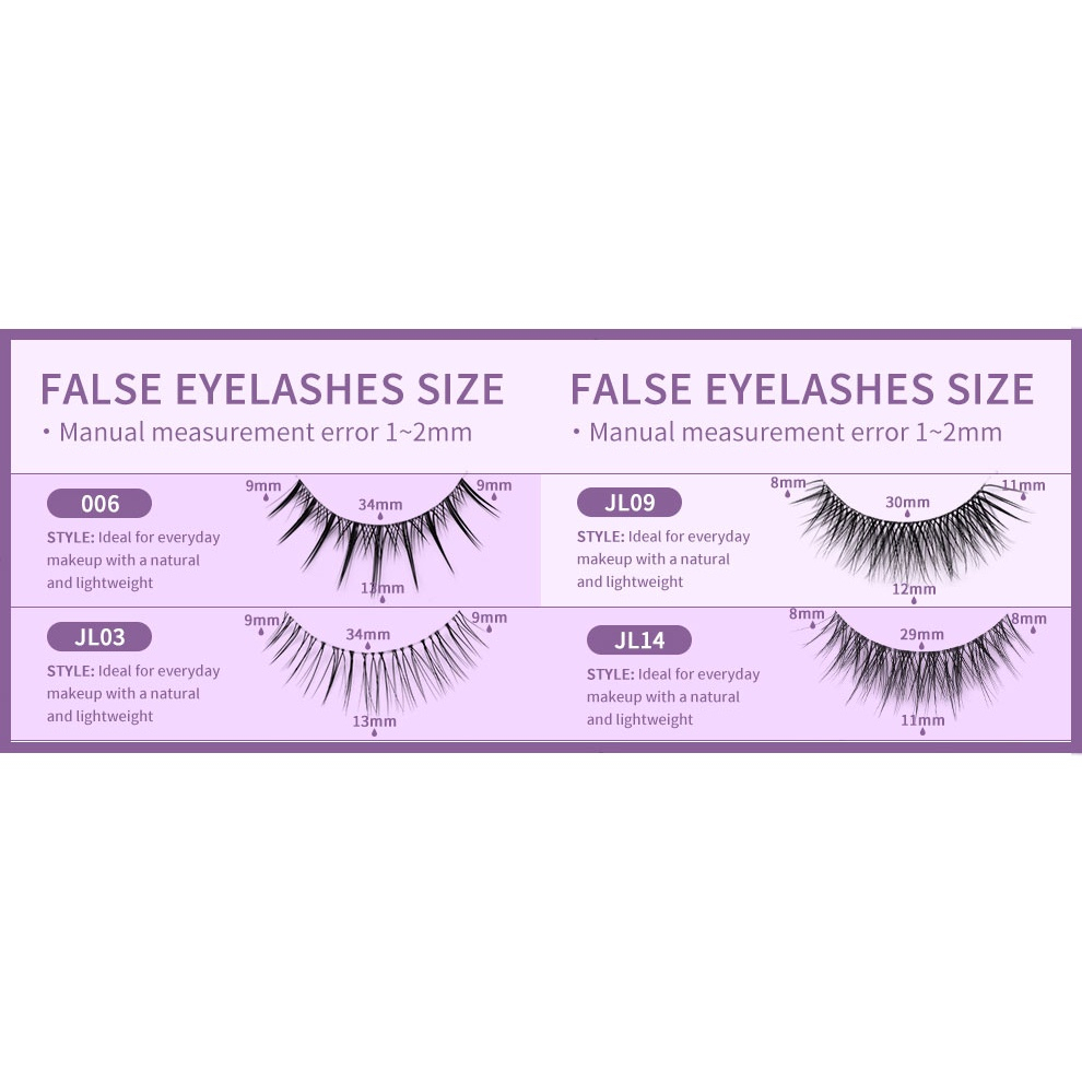 CSP153 – Magefy Bulu Mata Palsu Fake Eyelashes 1 pairs pasang Makeup