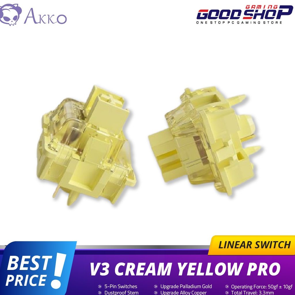 Akko V3 Cream Yellow Pro Switch