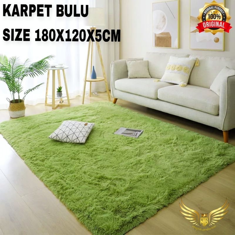 karpet bulu uk180x120x5cm