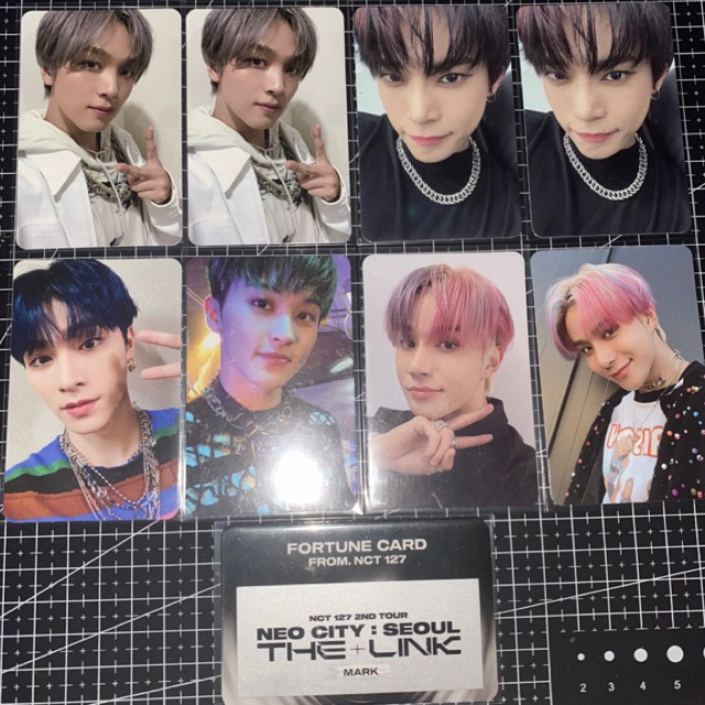 wts pc luggage earthquake jungwoo mark jewel universe haechan doyoung jungwoo xiaojun fortune card