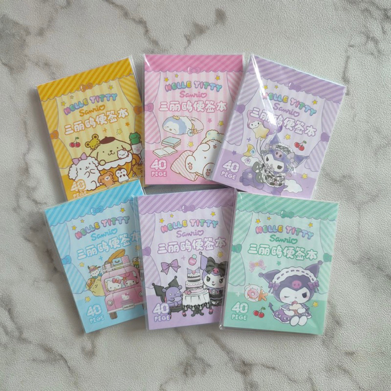 

MINI MEMO MOTIF SANRIO - Uk. 5x7 cm