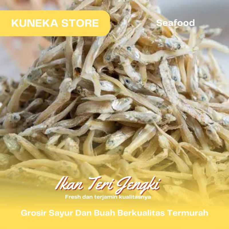 

KUNEKA IKAN ASIN IKAN TERI JENGKI FRESH SEAFOOD KERING PROMO TERMURAH TERLARIS