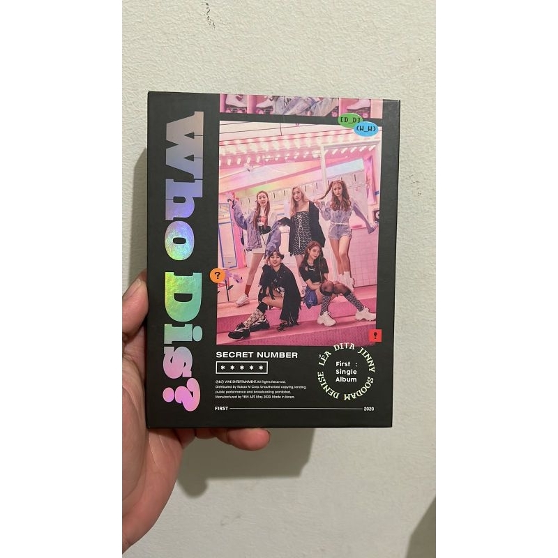 wts album only who dis secret number