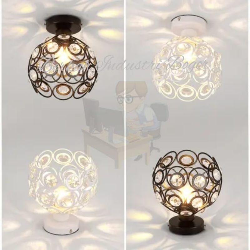lampu hias plafon kristal