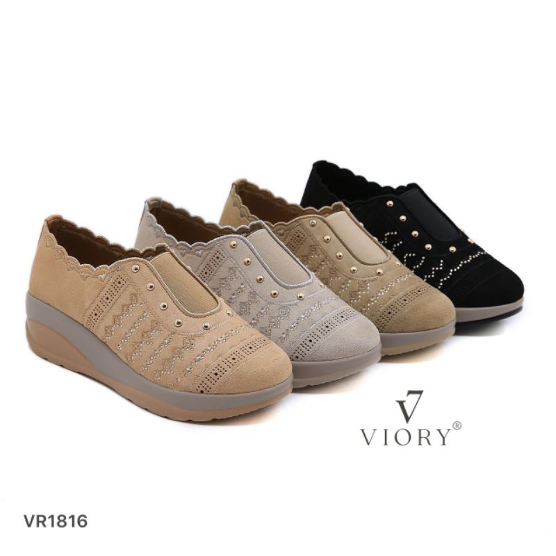 VIORY Sepatu Wedges Shoes #VR1816 ORIGINAL