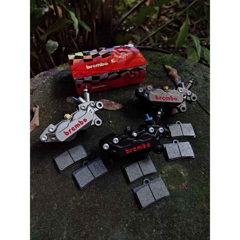 KALIPER BREMBO AXIAL 4 PISTON SET BRACKET NINJA R/RR