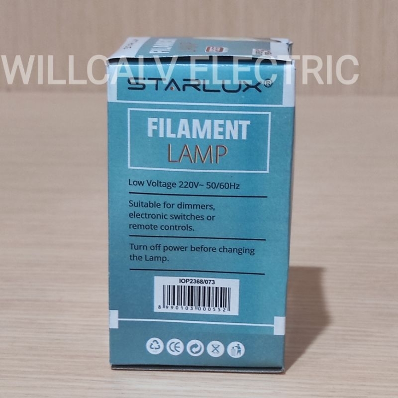Lampu bholam pijar STARLUX super hyper 5 5w E27 kuning