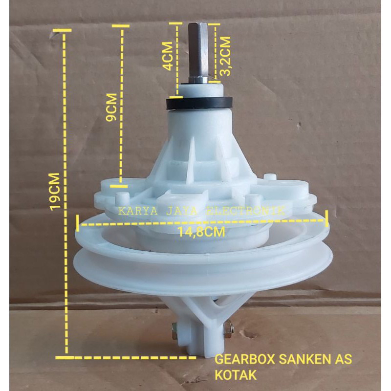 gearbox /gir box mesin cuci  sanken As kotak