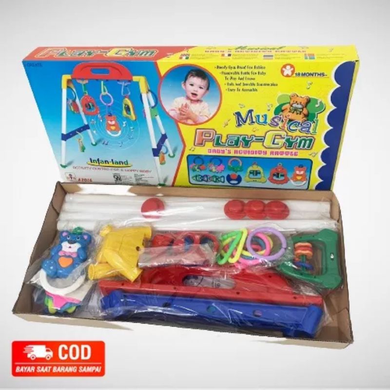 [rumahbayipdg] Baby musical playgym bayi || mainan musik rattle bayi