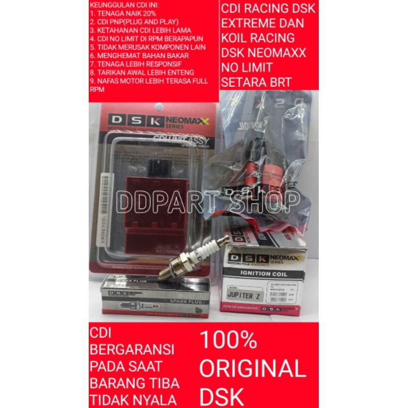 CDI RACING DSK NEOMAXX UNLIMER & COIL KOIL DSK RACING & BUSI RACING DSK NEOMAXX JUPITER Z JUPITER Z 