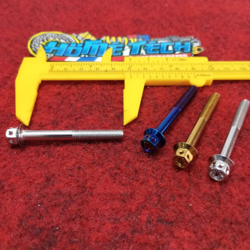 baut probolt M6x50 baut 10 panjang 5cm,probolt flower drat 10 panjang 5cm