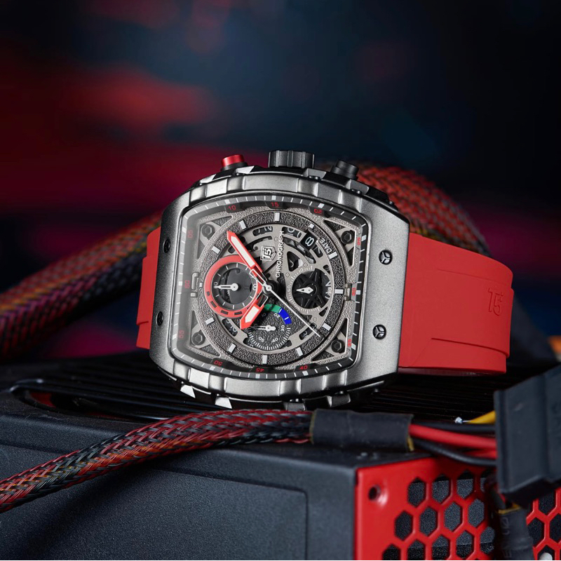 NEW ARRIVAL Jam Tangan Pria T5 H 3905G Original Water Resistant Chronograph Stopwatch Include Box T5