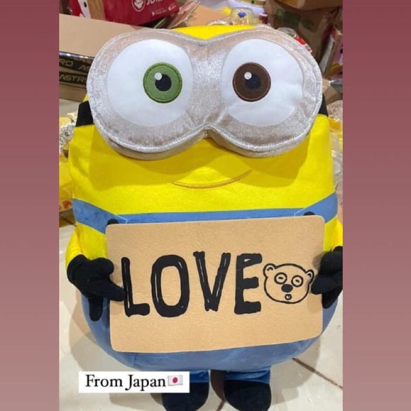 Boneka minion jumbo original jepang boneka minion asli japan minion plush minion plushie jumbo