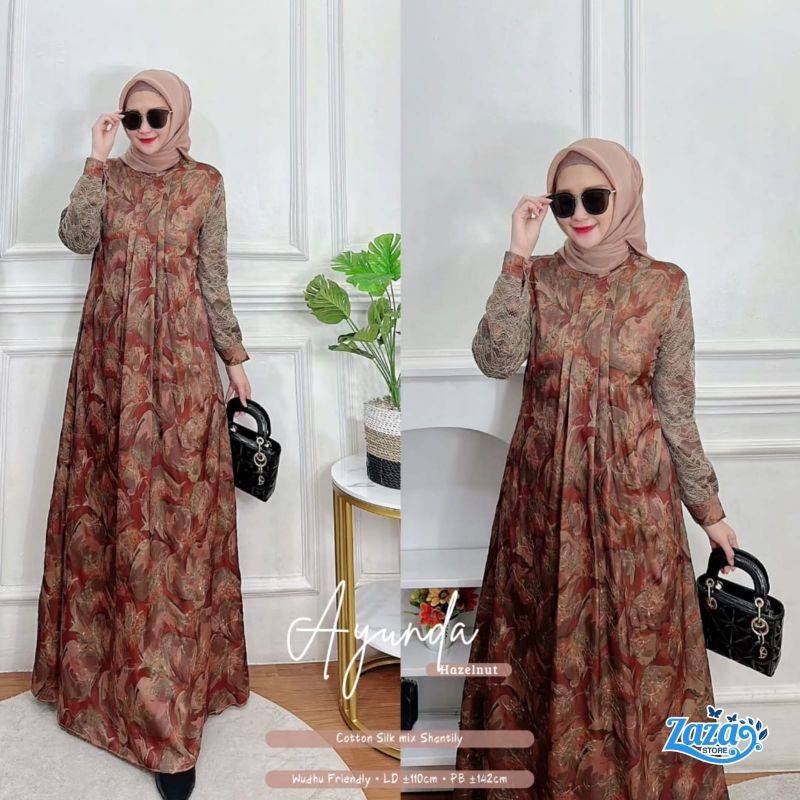 AYUNDA DRESS//GAMIS//ORI BY ZAZA GESER