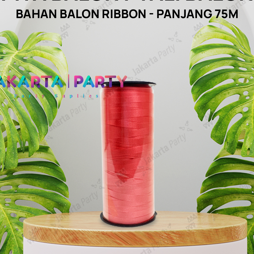 

Pita Balon Merah / Pita Ribbon / Pita Dekorasi / Pita Gulung