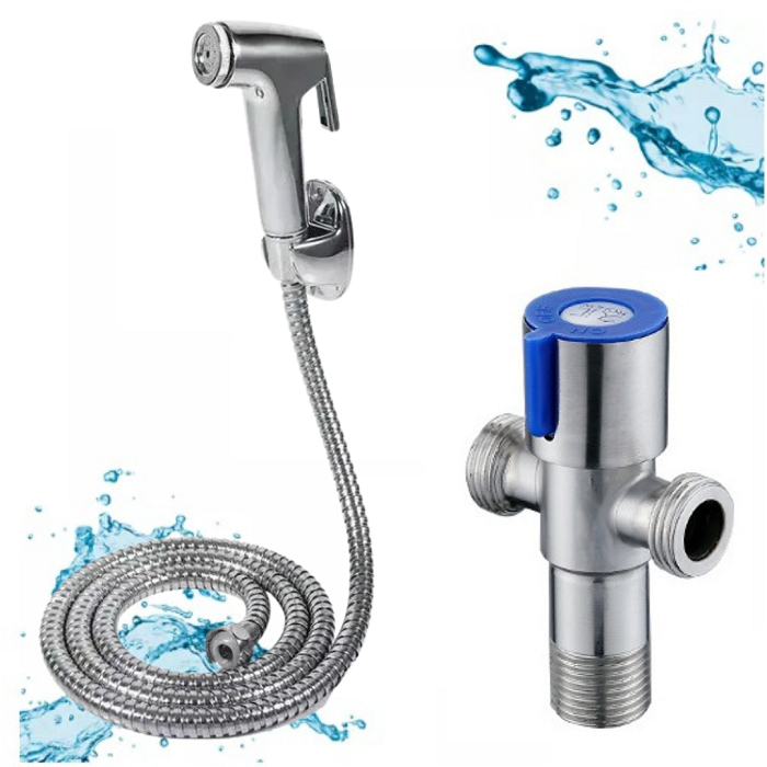 Jet shower stop kran set/ paket murah meriah