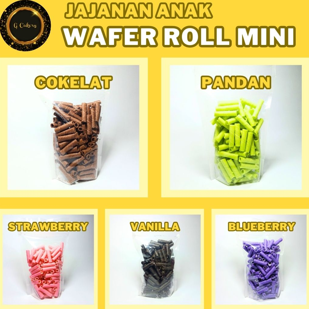 

Wafer Roll Mini Kiloan Aneka Varian - POUCH