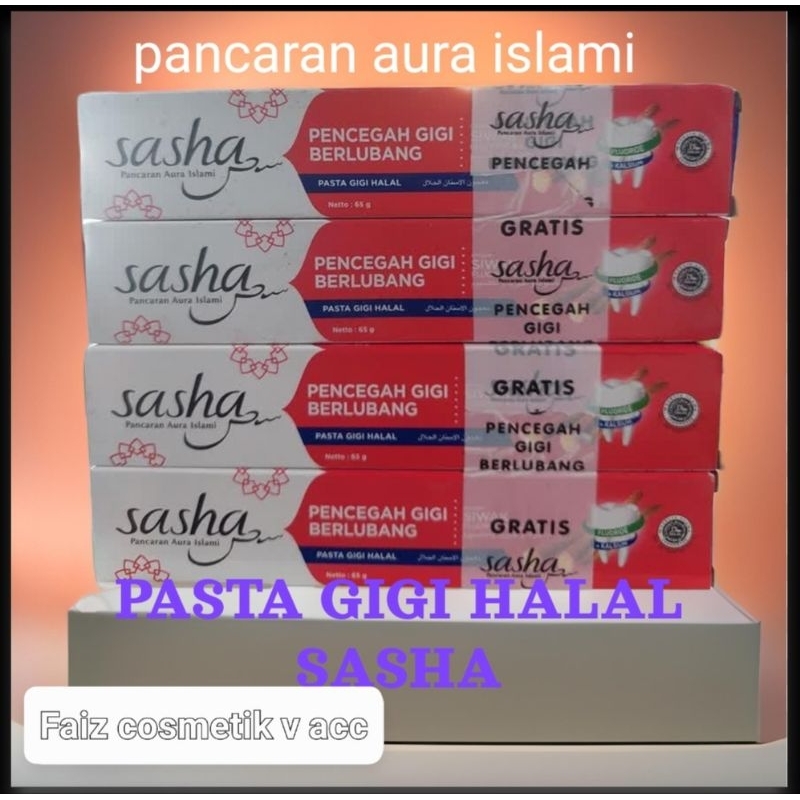 Sasha Pasta Gigi 65g pencegah gigi berlubang [Beli 1 Gratis 1]