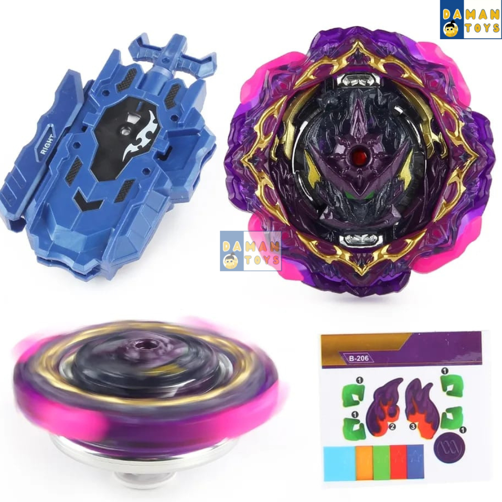 Mainan Gangsing Gasing Beyblade Barricade Lucifer Bayblade Burst B-206