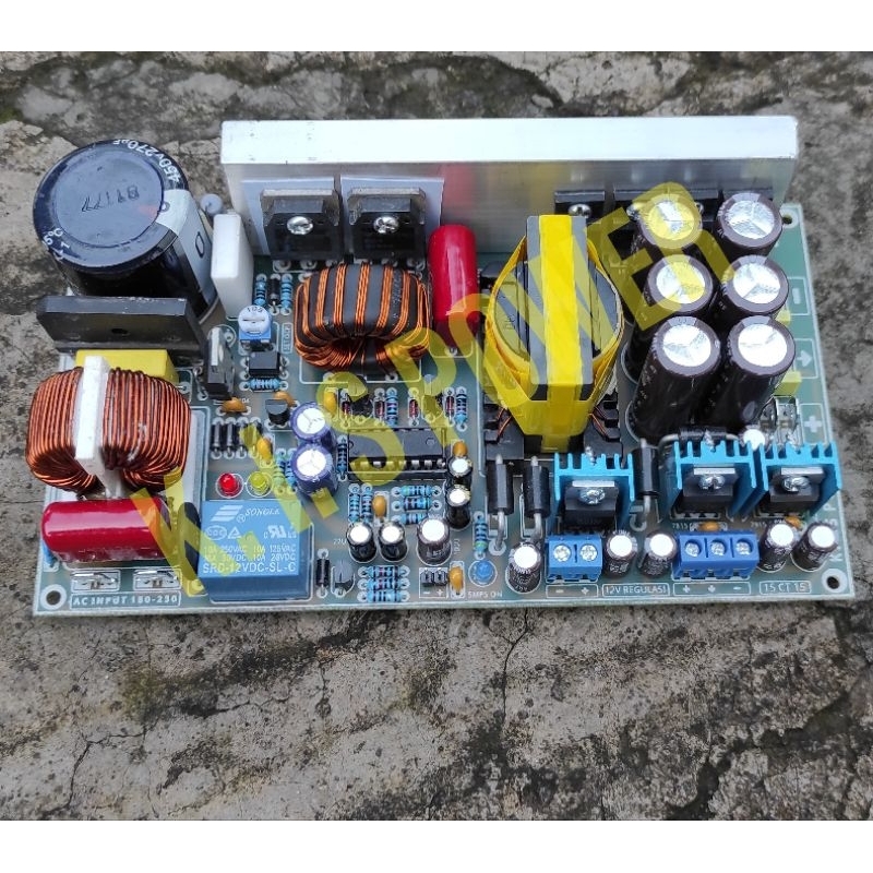 SMPS 15A HB IC SG3525 OCP BY : KIS POWER