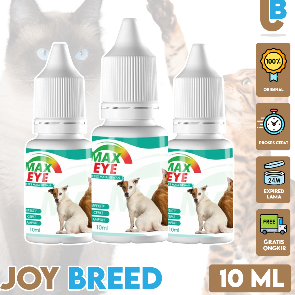 OBAT TETES MATA KUCING MAX EYE CAT 10ML OBAT MATA BELEKAN UNTUK KUCING DAN ANJING