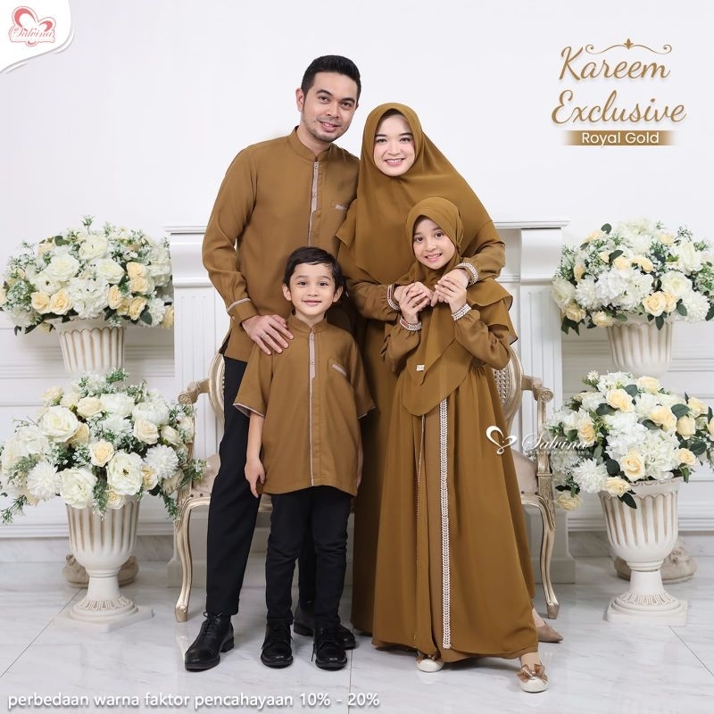 Sarimbit Kareem (Royal Gold) Couple Family