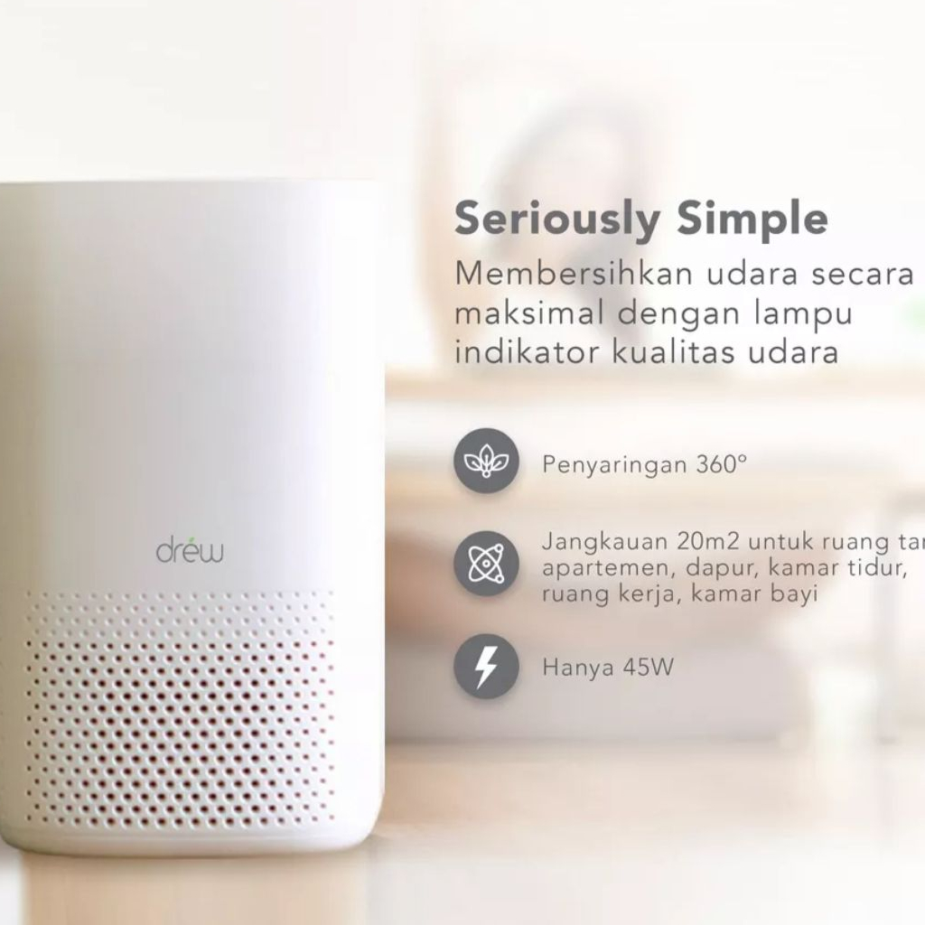 DREW Air Purifier - Pure 3+