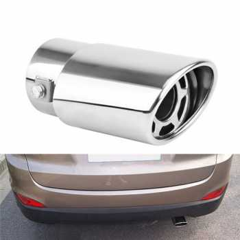 Ujung Knalpot Muffler Cutter Mobil Tailpipe Stainless Steel / Sambungan Knalpot Mobil Rancing Brio Jazz Ayla Avanza Xenia Calya Carry Ertiga Sigra Yaris Suara Bass Tahan Panas Korosi Anti Karat Murah / Ujung Pipa Knalpot Kenalpot Modifikasi Mobil Racing