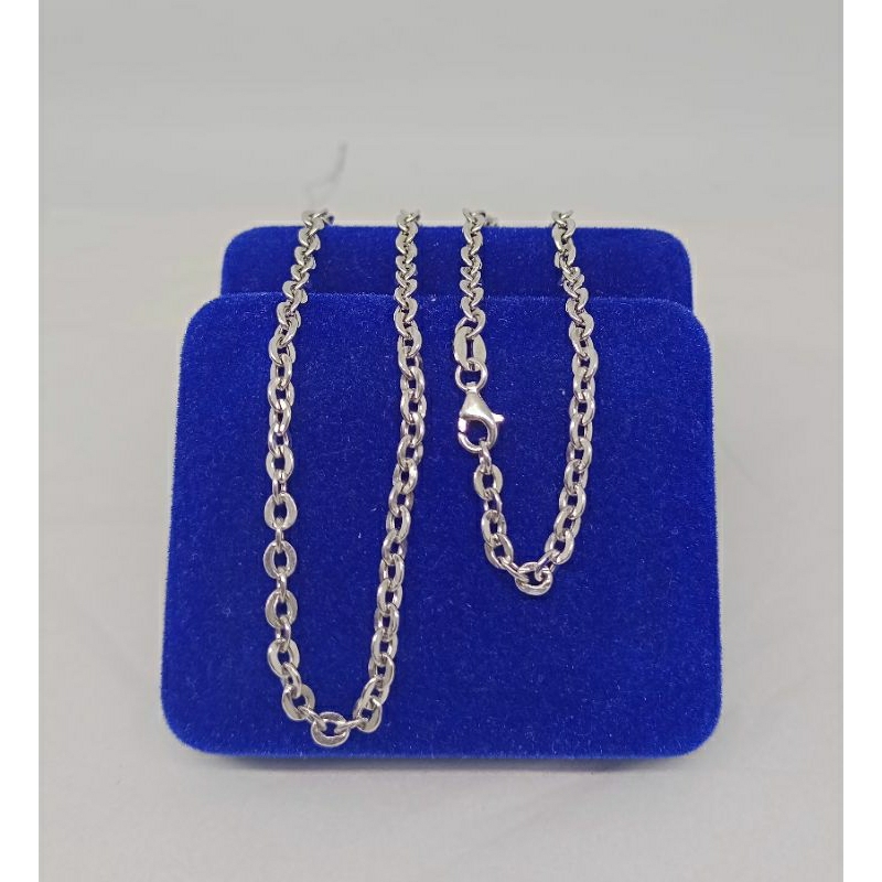 kalung rantai nori ukir &amp; nori polos/perak asli silver 925 lapis emas/perhiasan fashion wanita terbaru