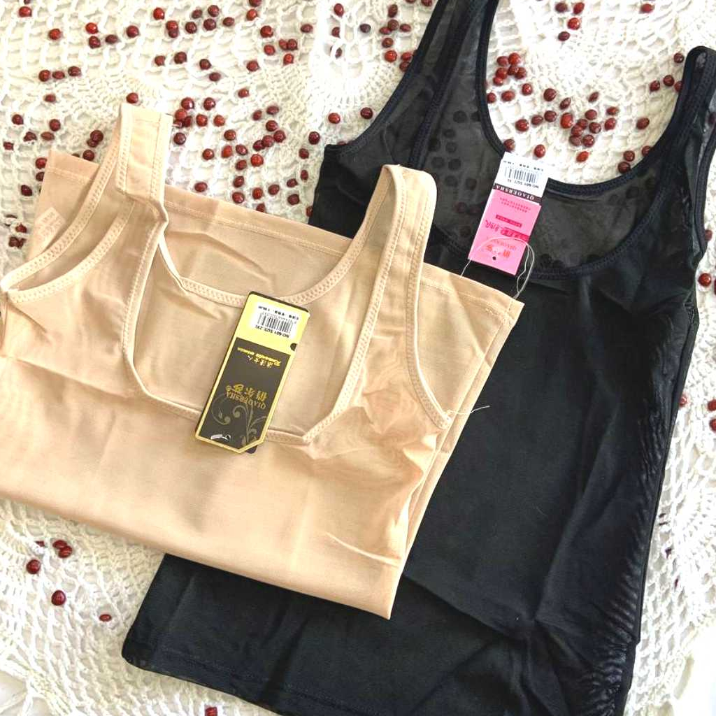 (014) Korset Baju Jaring Bahan Baby Doll Body Shaper Pelangsing Perut