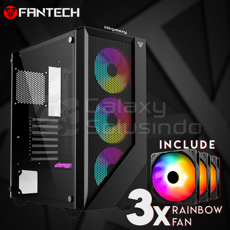 FANTECH CG77 AERO LITE 1 ATX Tempered Glass Gaming Casing