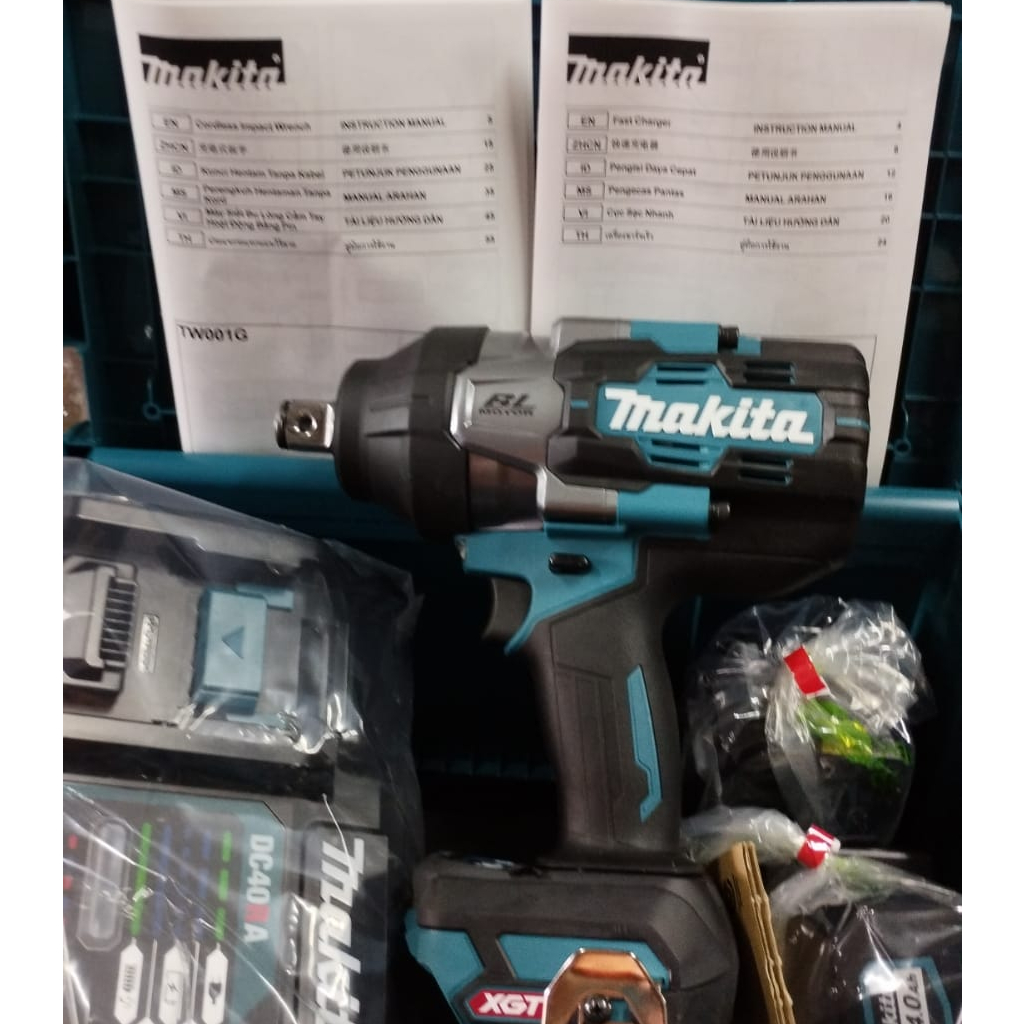 Mesin Impact Wrench 3/4" Makita Cordless TW 001 GM201