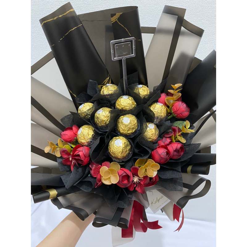 Bouquet Coklat | Bouquet Ferrero | Buket Coklat | Bouquet Wisuda