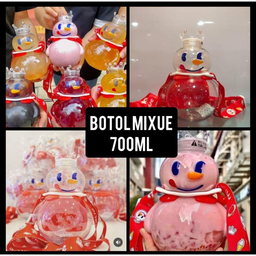 11.11 SALE : BOTOL PLASTIK MINUM MIXUE BOTOL MIXUE TUMBLR MIXUE BOTOL PLASTIK