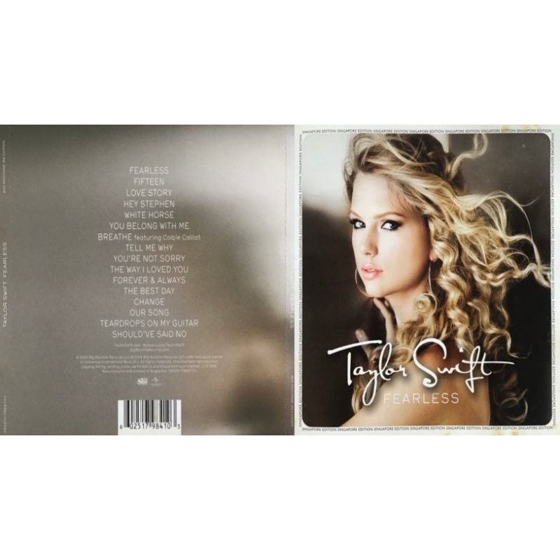 Taylor swift fearless cd album
