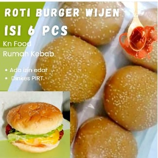 

Roti Burger Wijen -Roti Burger Wijen isi 6PCS