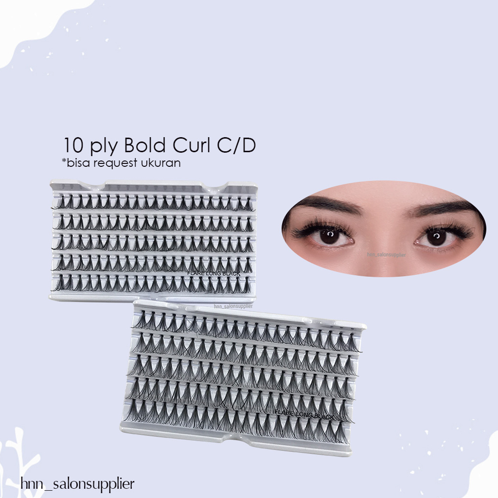 Eyelash Extension Paket isi 2 Lashes tahan 3-4 Minggu