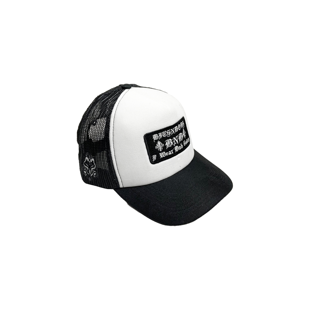 Bitsnbobs76 Trucker Caps Alive Black White