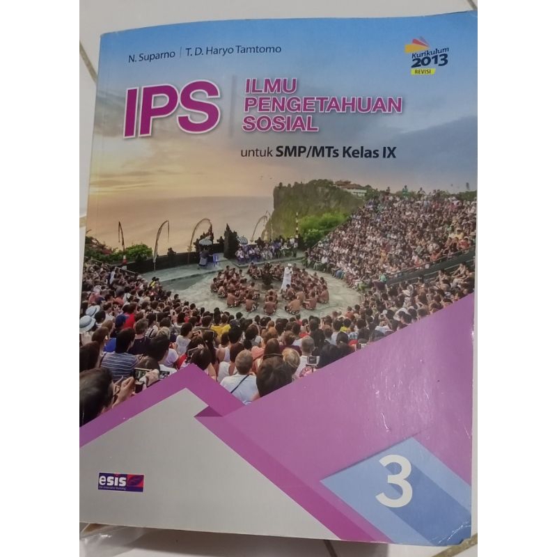 

Buku IPS kelas 9 Penerbit Esis