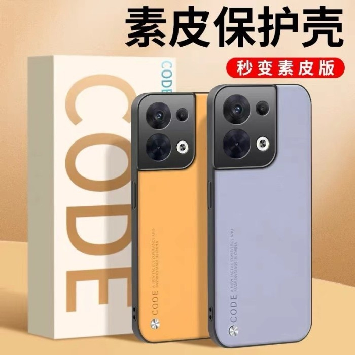 OPPO RENO 7 4G / RENO 8 4G / RENO 8 PRO 5G SOFT CASE PREMIUM LEATHER CODE COVER SILIKON TPU SOFTCASE