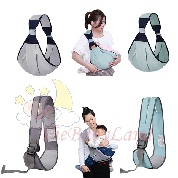 [1KG 6PCS] Babyland Gendongan Bayi Depan Multifungsi Baby Carrier Bentuk M Kain Praktis